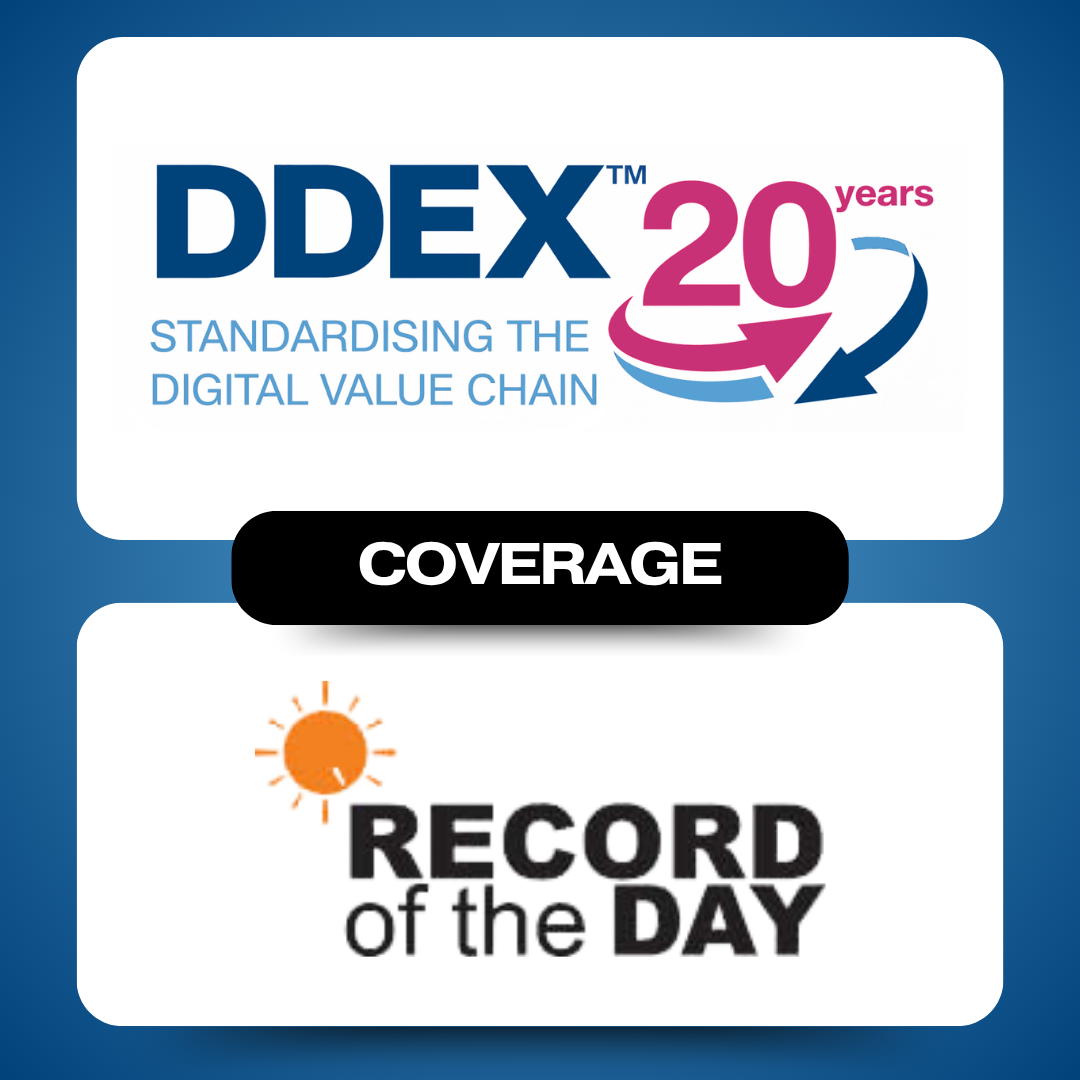 Record of the Day: DDEX announces Music Tech 20/20 Summit celebrating 20th anniversary and technological advancement in music